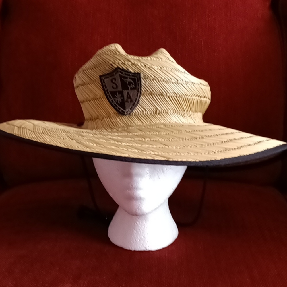 VINTAGE SA Company 100% straw hat$38. 1size +  free /Hat scarf